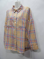 Рубашка фирменная женская фланель boohoo Oversize UKR 50-54 054TR (только в указанном размере)