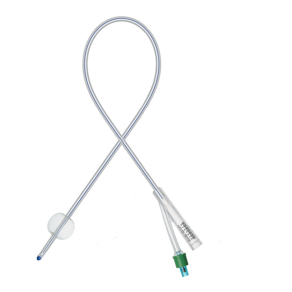 Катетер Фолея MEDICARE (2-ходовий, силіконовий), розмір Fr14 (10 шт./пач.)