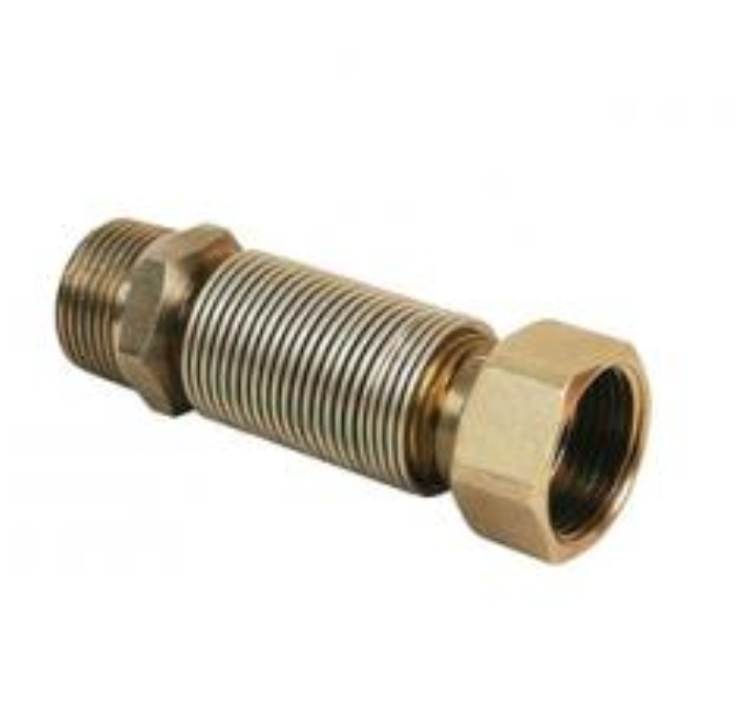 Трубне підключення Inoflexi ВР х ЗР 3/4" x 3/4" DN 20, базова довжина 175 мм, фото 1