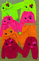 Детский костюм трикотажный КОШКА для девочки 2-5 лет,цвет уточняйте при заказе