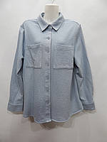 Рубашка плотная фирменная женская hush хлопок UKR 52-54 055TR (только в указанном размере)