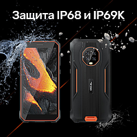 Протиударний Смартфон Oscal S60 Pro 4/32GB Black Помаранчевий