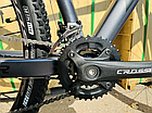 Гірський велосипед Crosser Solo 29" перемикачі швидкостей Ltwoo 18S рама 21" гідравлічні гальма Logan, фото 3