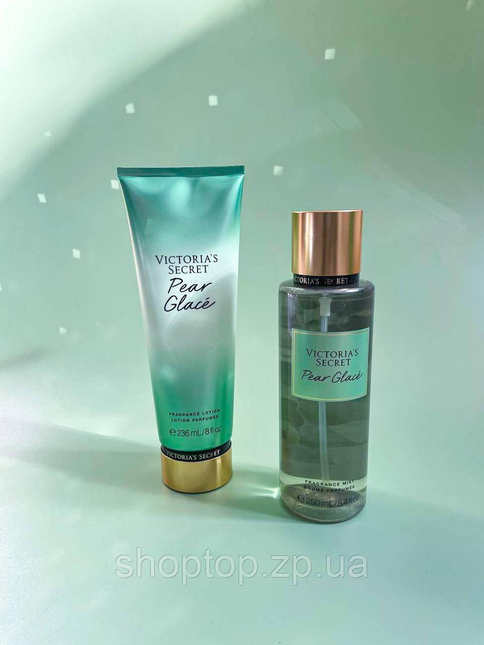 Подарунковий набір Victoria's Secret Pear Glace Лосьйон 236 мл + Міст 250 мл