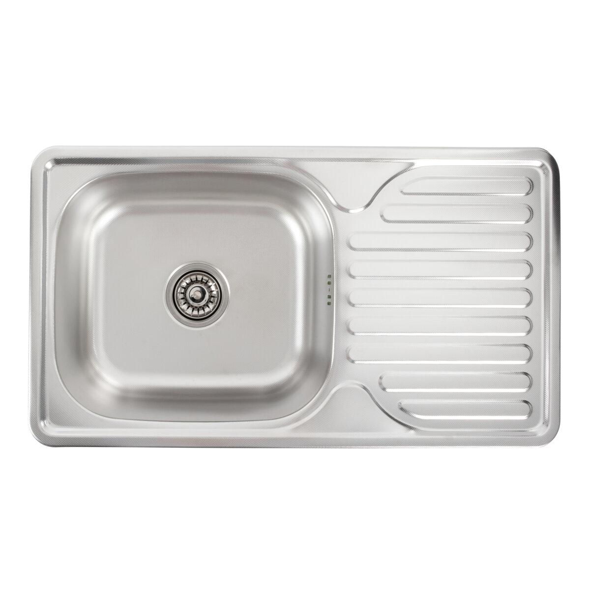 Мийка кухонна Platinum 7642 Decor 0,8 мм