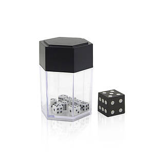 Реквізит для фокусів | Bomb Dice (чорно-білий), фото 1