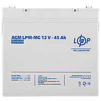 Акумулятор мультигелевий LPM GEL 12 вольт 45 ампер для котла для інвертора для резервного живлення ДБЖ безперебійника, фото 4