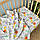 Постільний набір в дитяче ліжечко Байка (3 предмета), колір на вибір, фото 7
