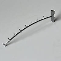 Кронштейн флейта на 8 штырей дуга с креплением в рейку 35 (см)
