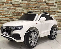 Дитячий електромобіль на акумуляторі Audi Q8 JJ2066 з пультом радіокерування для дітей 3-8 років білий