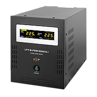 ДБЖ Перетворювач напруги з 48 на 220 вольт 4200 Вт LP 6000VA 10A/20A безперебійник з правильною синусоїдою для дому для офісу, фото 3