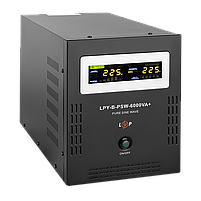 ДБЖ Перетворювач напруги з 48 на 220 вольт 4200 Вт LP 6000VA 10A/20A безперебійник з правильною синусоїдою для дому для офісу, фото 4
