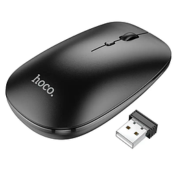 Бездротова миша Hoco GM15 Art dual-mode business wireless mouse Bluetooth 5.0 Black (GM15)