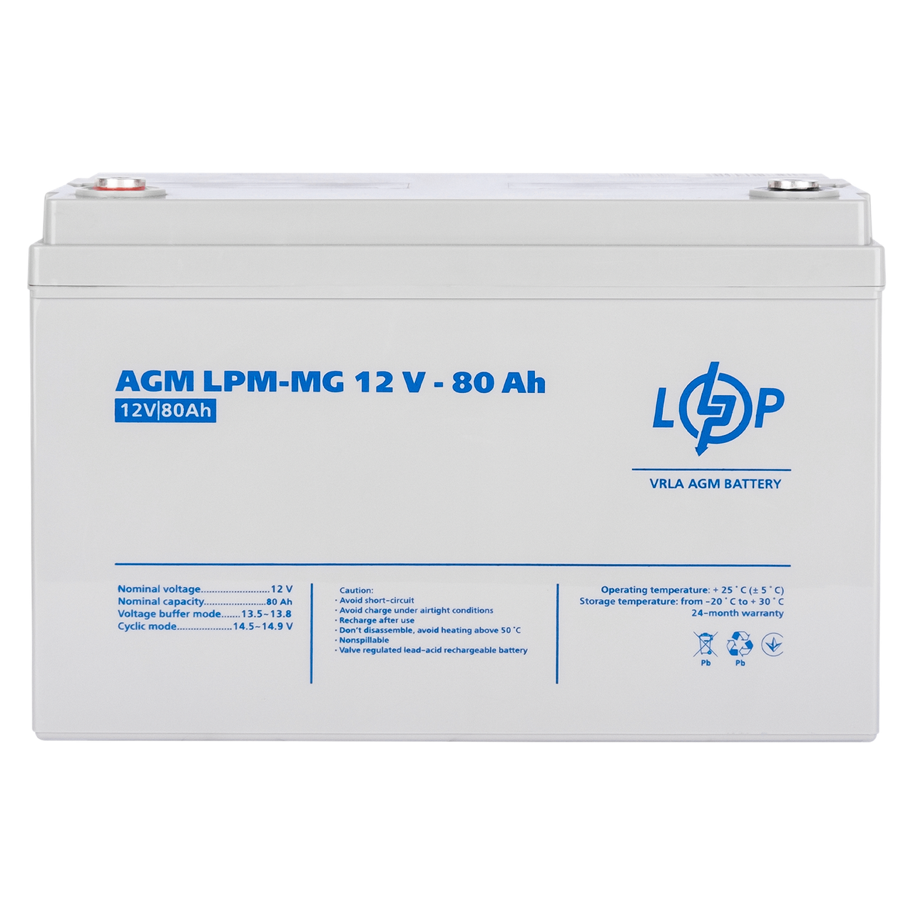 Аккумулятор мультигелевий LPM GEL 12 вольт - 80 ампер для для котла ДБЖ безперебійника, гелева батарея для дома