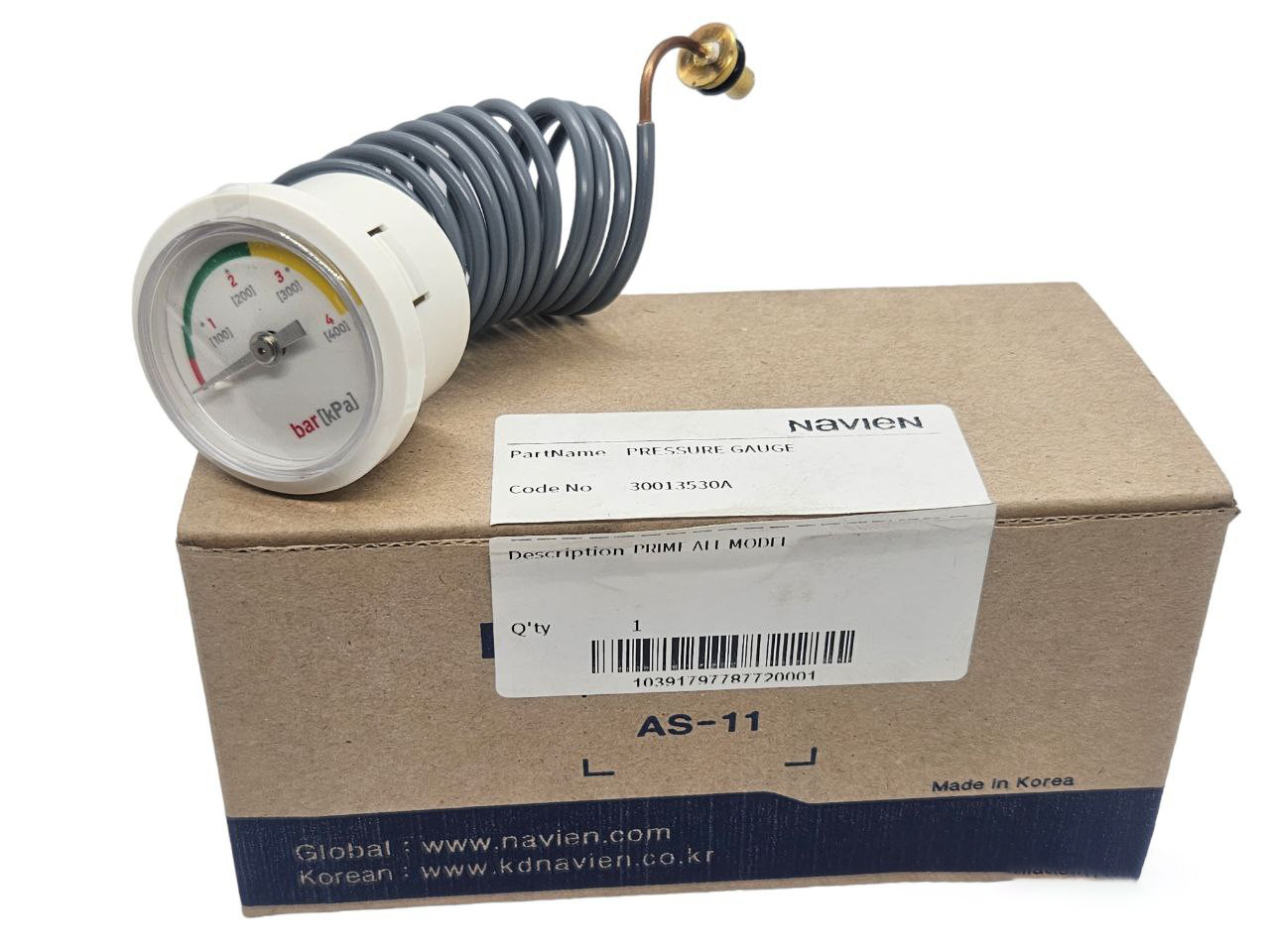 Манометр газового котла Navien Prime, Navien Smart TOK 30013530A