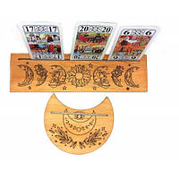 Підставки під карти Таро (25 × 7,5 см) та (10,5 × 12,5 см) квіти, світла.