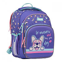 Рюкзак шкільний каркасний S-106 Corgi фіолетовий 1 Вересня 552285