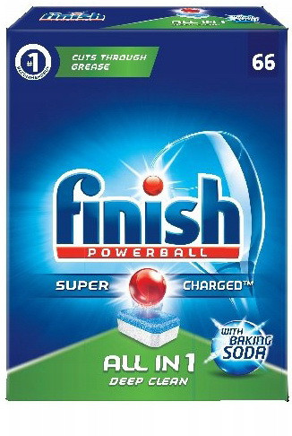 Засіб Finish Powerball all in 1 (66 капсул) для посудомийних машин