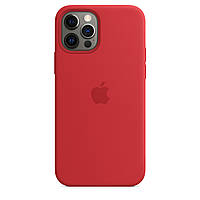 Чохол Silicone Case Premium з Magsafe для iPhone 12 / 12 Pro Red