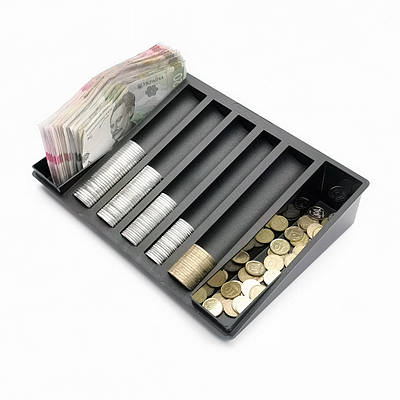 СКАРБ-1Л 24х17 см. Монетниця, лоток БЕЗ кришки для монет в автобус або магазин (без націнки).