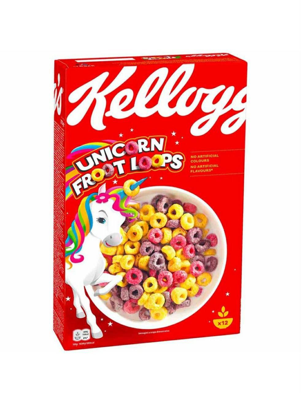 Американський сухий сніданок Kellogg's unicorn 375 г