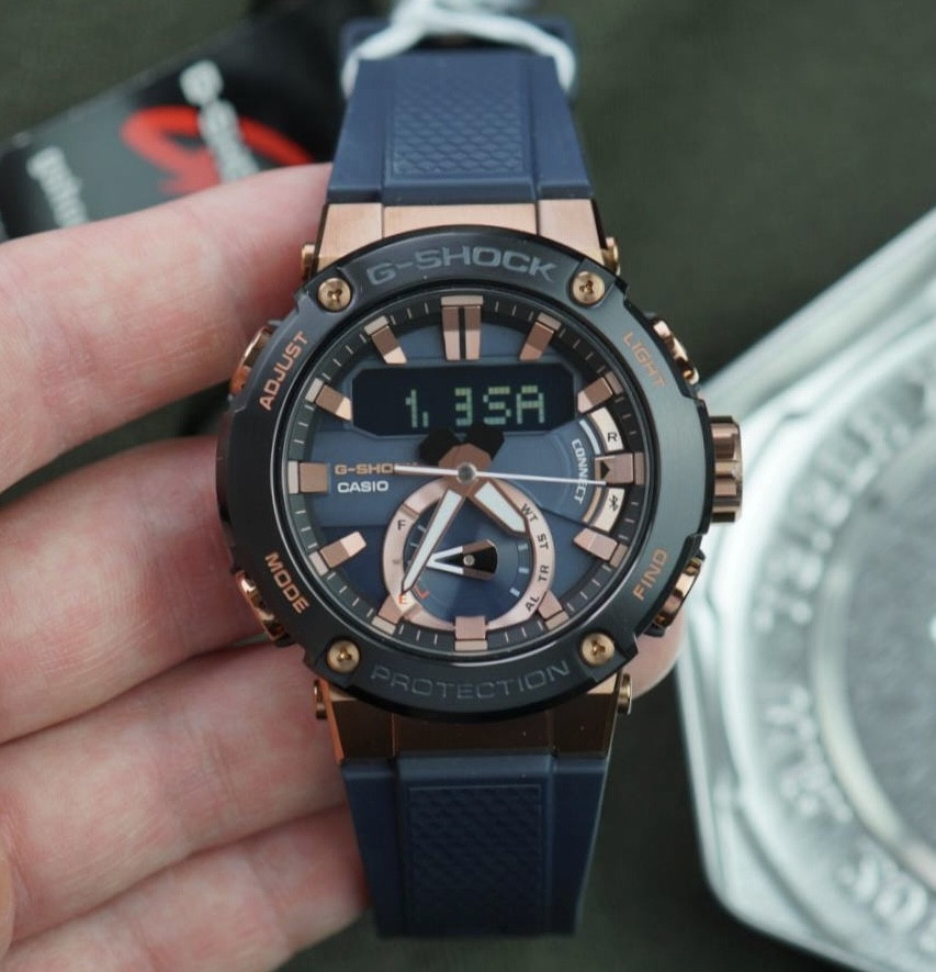 Годинник Casio G-SHOCK GST-B200G-2A Bluetooth Carbon Core Guard