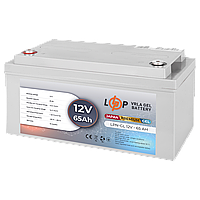 Аккумулятор гелевый LPN GEL 12 вольт 65 ампер для дома для котла инвертора для резервного питания квартиры