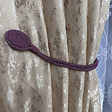 Магніт-підхват для штор, кант овал маліна