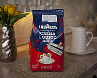 Кофе в зернах Lavazza "Crema e Gusto Classico" 1 кг. Италия