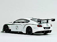 Машинка Автопром "Bentley continental GT3" біла 68266A, фото 4