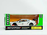 Машинка Автопром "Bentley continental GT3" біла 68266A, фото 5