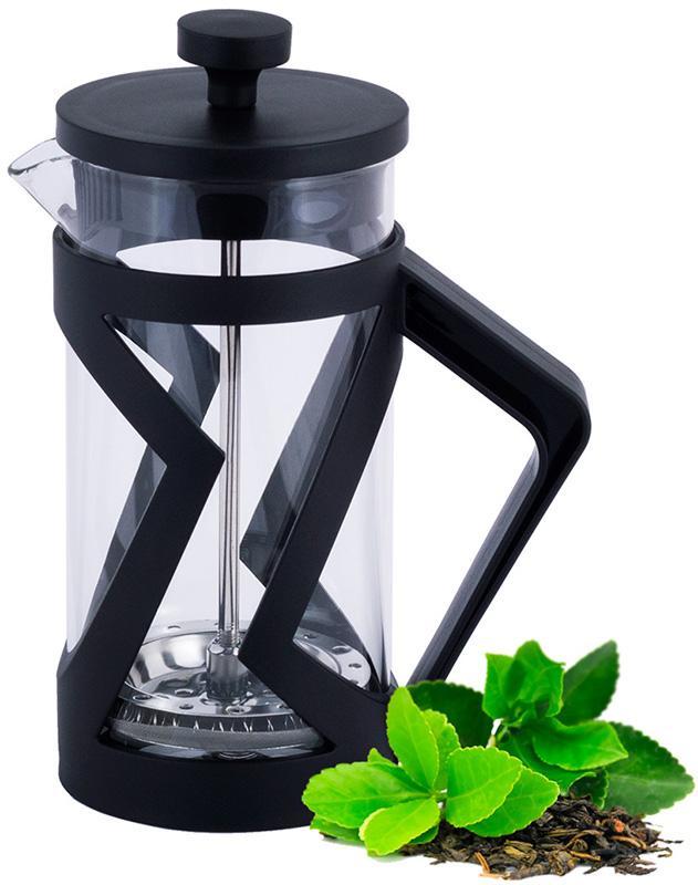 Френч-прес Kamille Jeff 350мл greenpharm greenpharm з пластиковою ручкою, фото 1