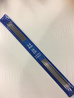 Спица носочная для вязания металлическая ЭСТЕТ 3.0 мм