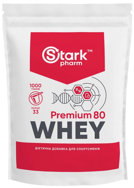 Протеїн Whey 80 Stark Pharm 1000 g - фото 1 - id-p235298879