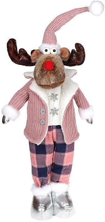 М'яка іграшка «Лось у рожевому» 28х18х78см greenpharm, хлопчик, фото 1