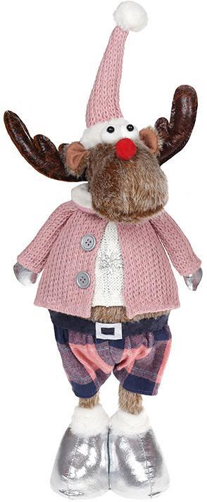 М'яка іграшка «Лось у рожевому» 23х14х60см greenpharm, хлопчик, фото 1