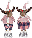 М'яка іграшка «Лось у рожевому» 23х14х60см greenpharm, хлопчик, фото 2