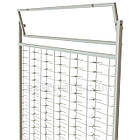 Стійка MONO-2018, (тр.20x20) 180 місць, посилена, підлогова, біла. Торгові стенди для продажу окулярів, фото 8