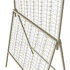 Стійка MONO-2018, (тр.20x20) 180 місць, посилена, підлогова, біла. Торгові стенди для продажу окулярів, фото 7