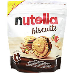 Печиво Нутелла Nutella biscuits 193g 10шт/ящ (Код: 00-00014516)