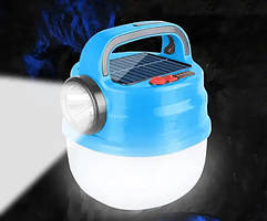 Підвісна світлодіодна Led-лампа ліхтарик кемпінгова на акумуляторі від usb HB-V70 із сонячною батареєю