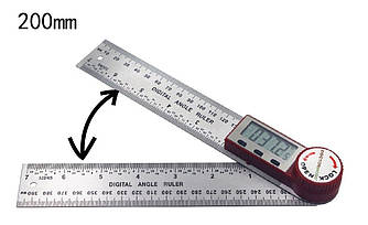 Електронний цифровий кутомір DoctorWood 200 мм.