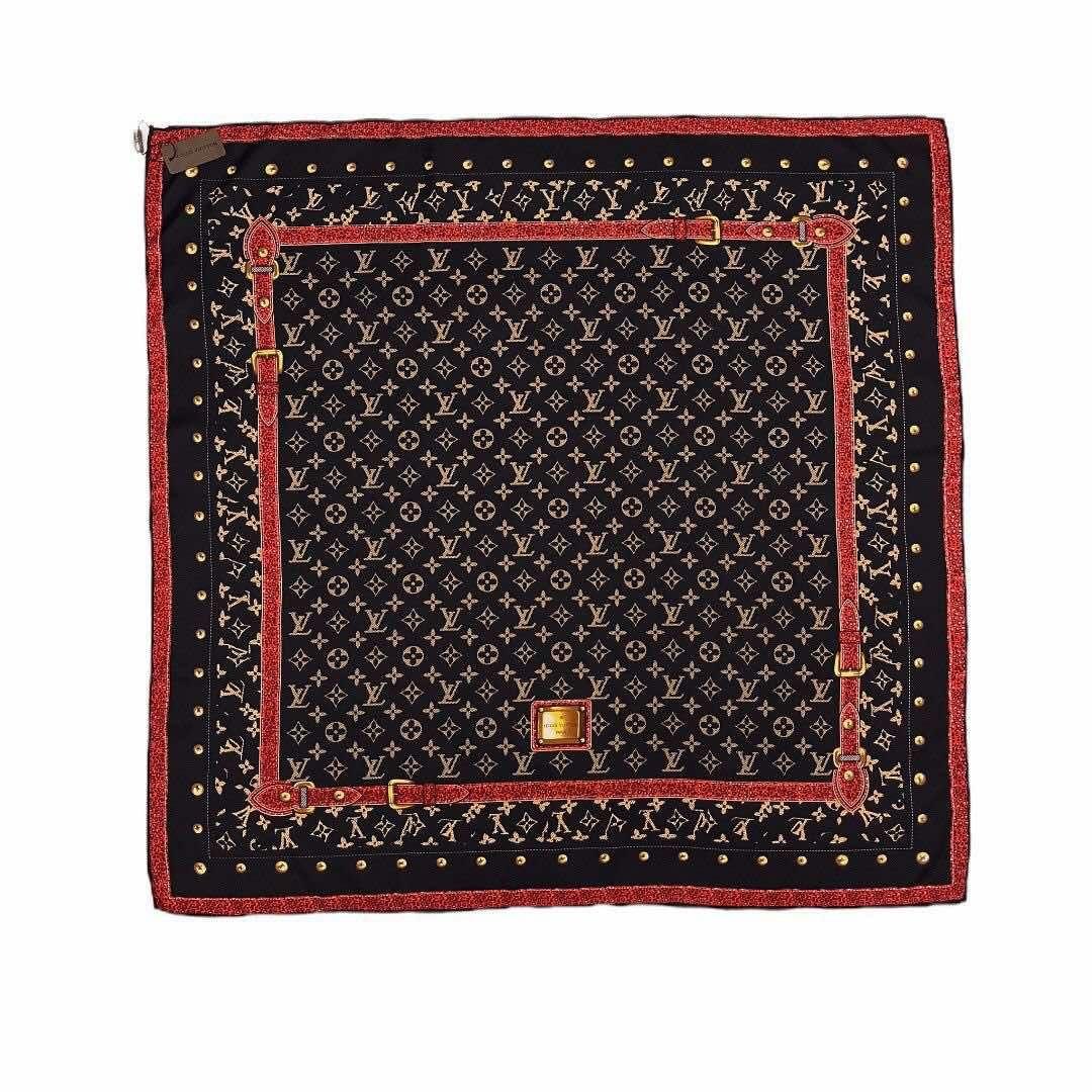Жіночий Платок Шовковий брендовий Louis Vuitton . 90*90 див.