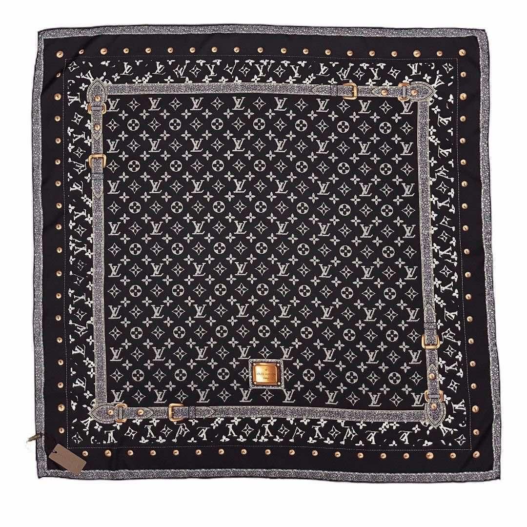 Жіночий Платок Шовковий брендовий Louis Vuitton . 90*90 див.