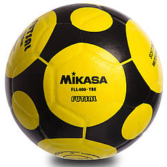 М'яч для футзалу MIKASA FLL400-YBK FLL400 №4, клеєний, кольори в асортименті