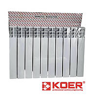 Біметалевий радіатор опалення Koer Extreme 500/96