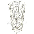 Стійка обертова MONO-90, настільна, 6 граней, 90 місць, біла. Торговельне обладнання для продажу окулярів у магазин, фото 3