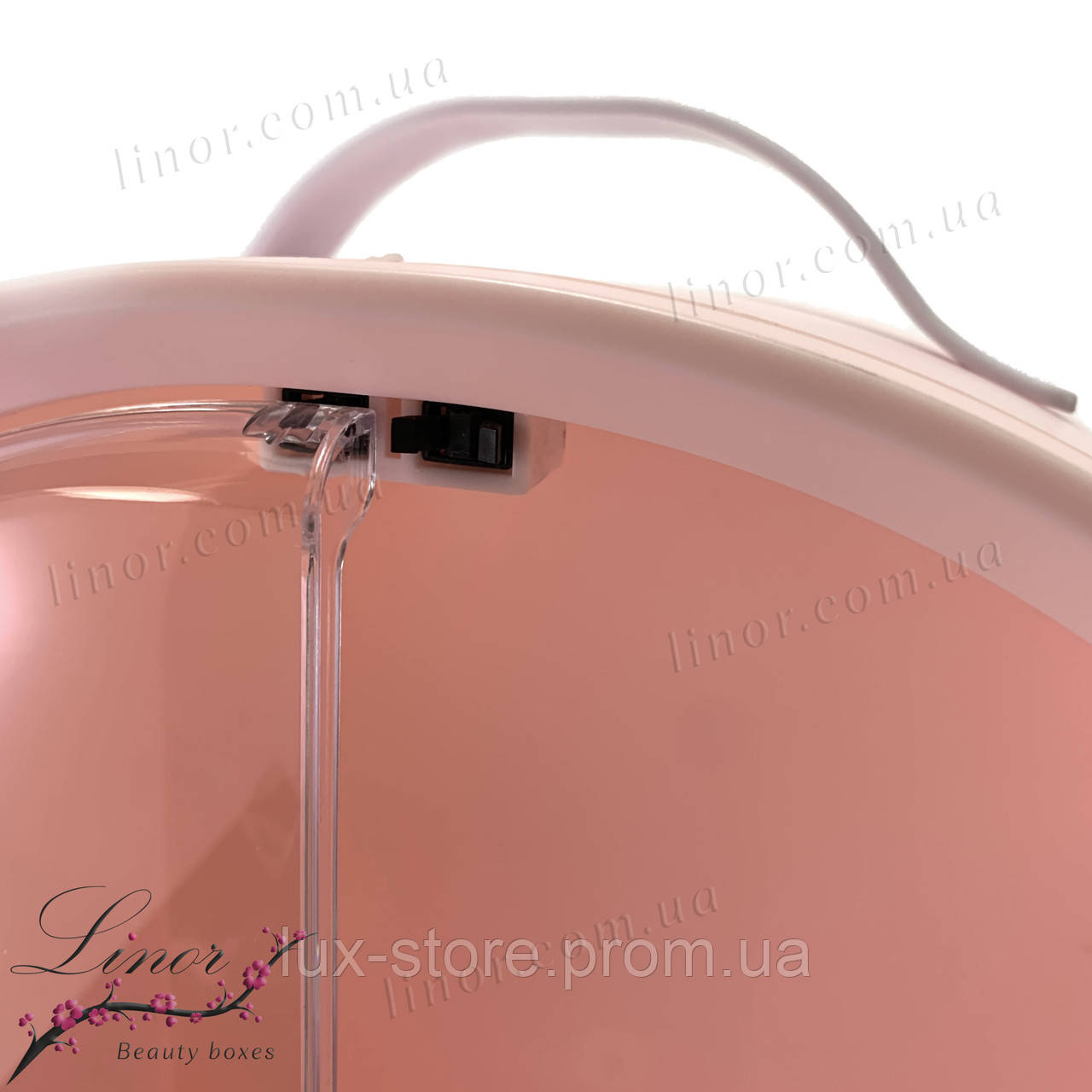 Beauty box "Amelia" 3 секции (Розовый) d - фото 6 - id-p1907741648