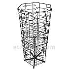Стійка обертова MONO-90, настільна, 6 граней, 90 місць, чорна. Торговельне обладнання для продажу окулярів у магазин, фото 3