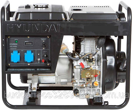 Дизельний генератор Hyundai DHY 5000L (5кВт), фото 2